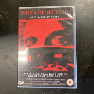 When A Stranger Calls (1979) DVD (VG/M-) -kauhu- (ei suomenkielistä tekstitystä)